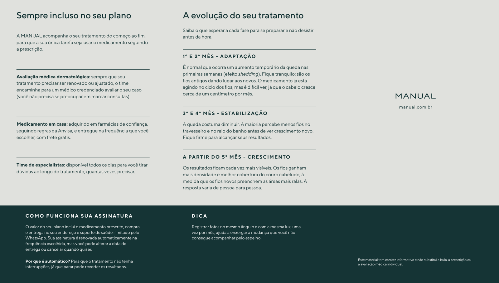 Face 2: seu plano, etapas do tratamento, contracapa